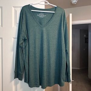 Torrid Classic Fit Green Top